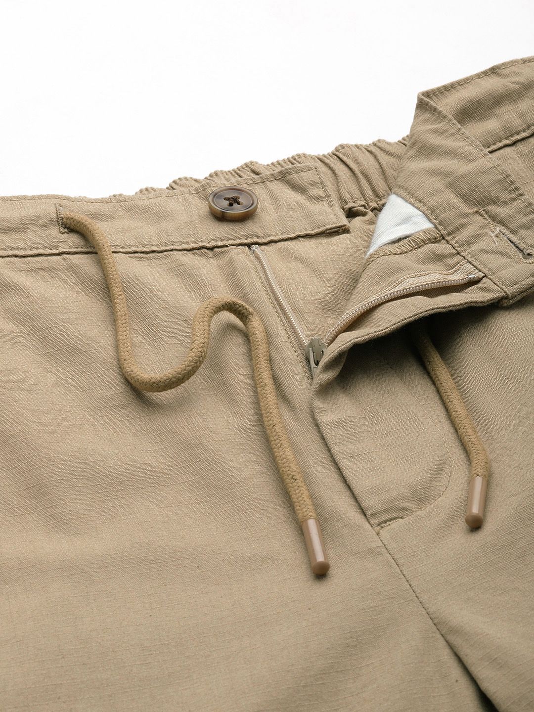 The Indian Garage Co Men Pure Cotton Regular Fit Joggers
