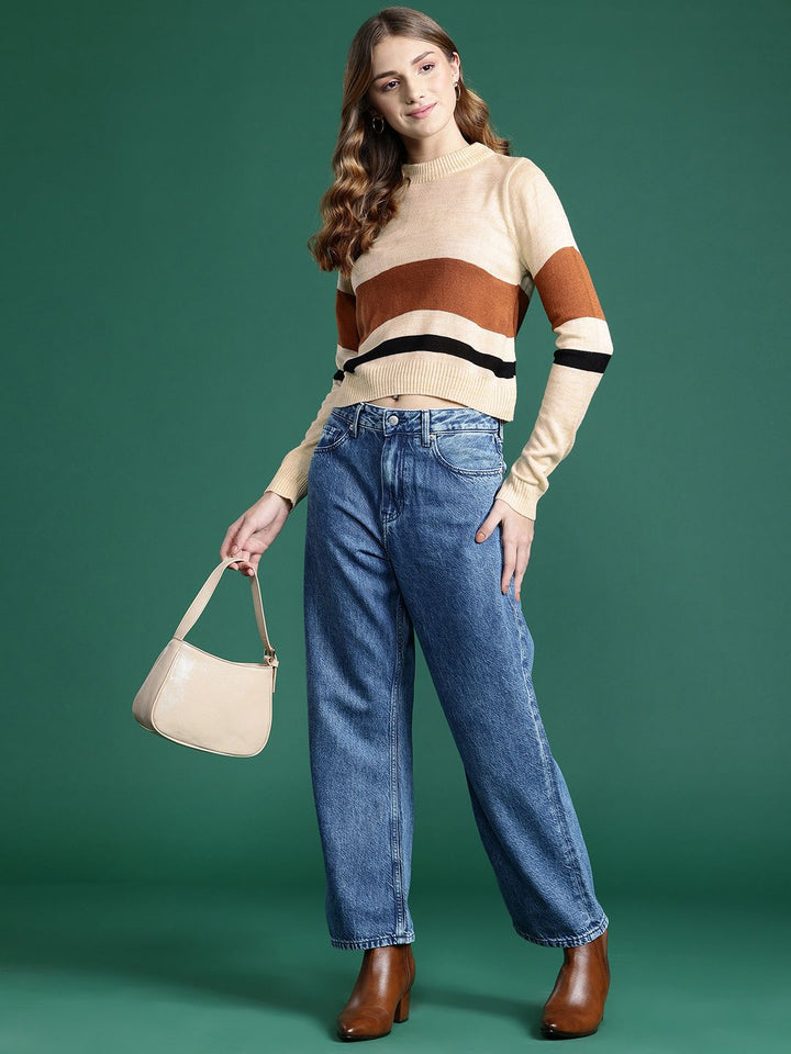 DressBerry Colorblocked Pullover
