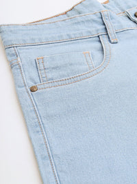 Urbano Fashion Men Blue Slim Fit Mid-Rise Clean Look Stretchable Jeans