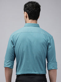 Park Avenue  Slim Fit Micro Checks Pure Cotton Formal Shirt