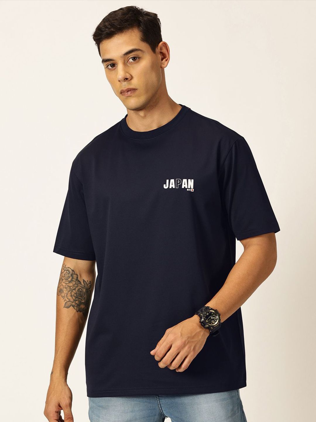 Thomas Scott Graphic Printed Drop Shoulder Oversized T-shirt