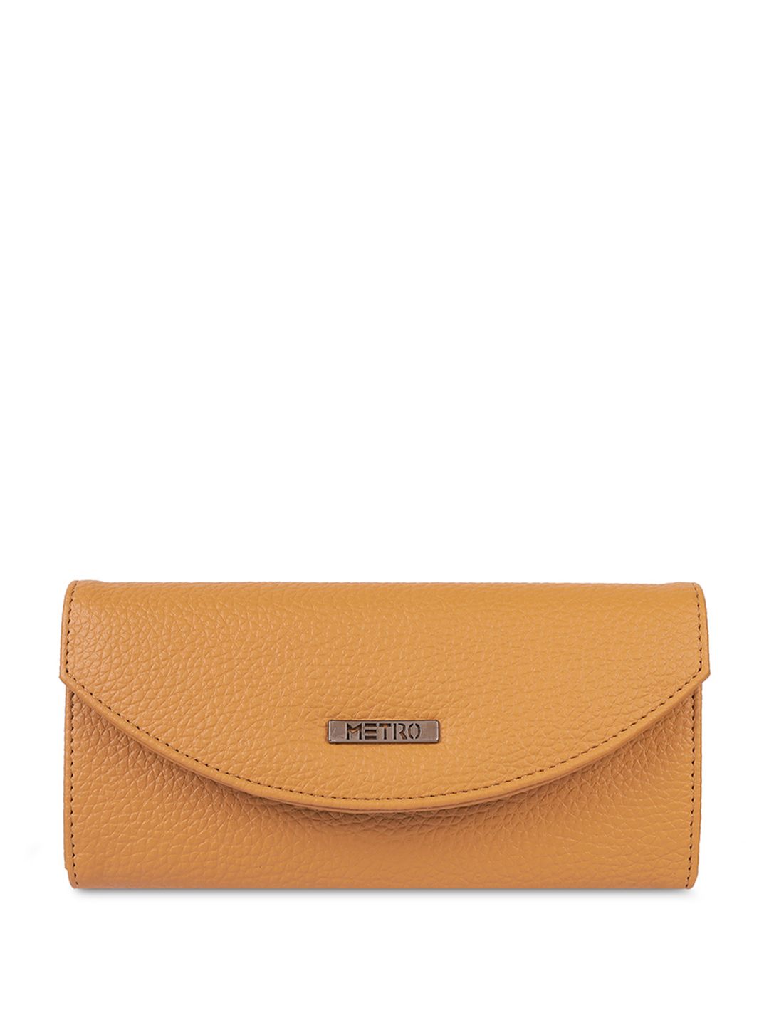 Metro Women Textured Two Fold Wallet