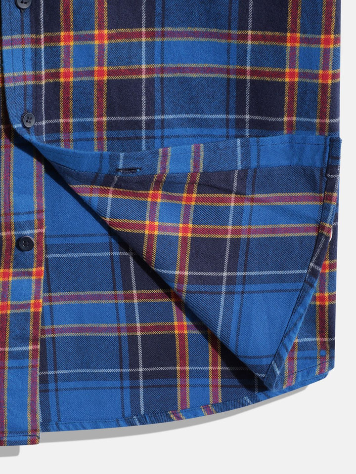 Monte Carlo Boys Tartan Checked Casual Smart Fit Shirt