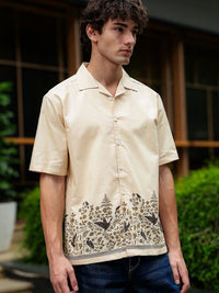 Eszett Men Classic Floral Printed Casual Shirt