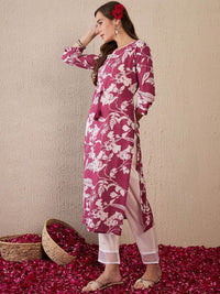 Indo Era Women Floral Printed Floral Kurta