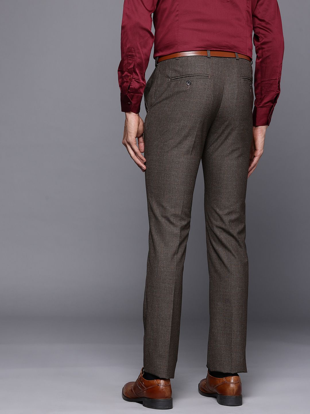 Raymond Men Slim Fit Formal Trousers