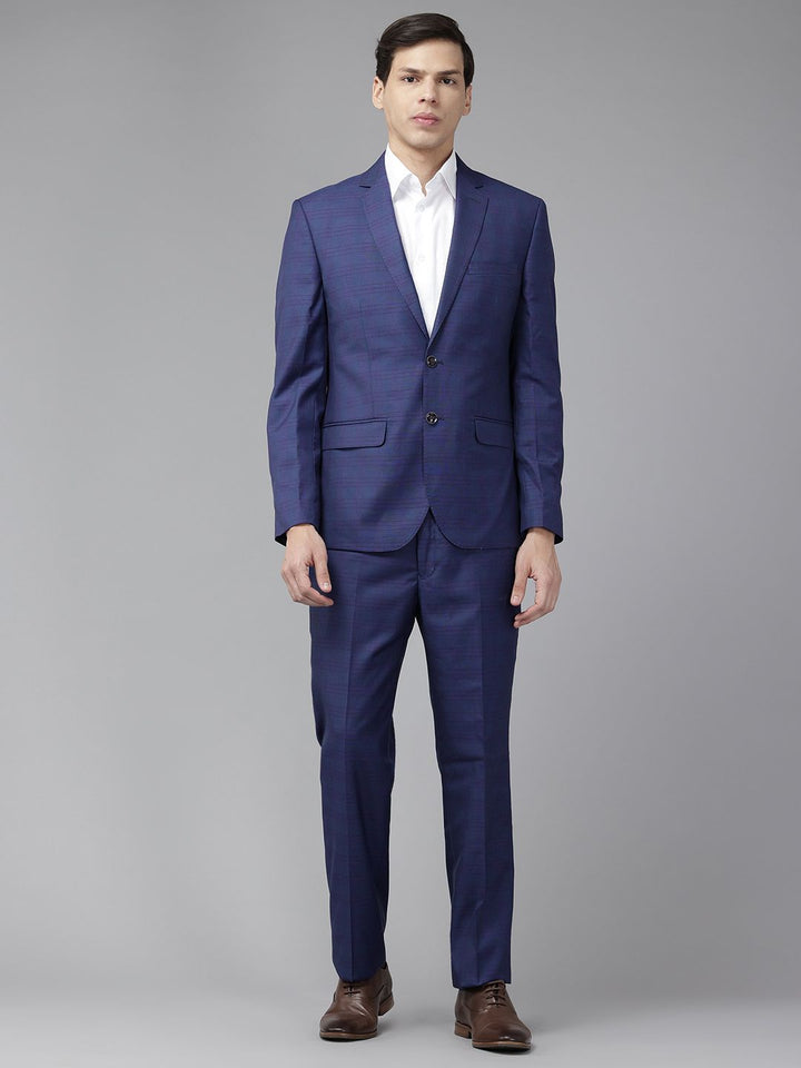 Park Avenue 2-Piece Checked Formal Suit