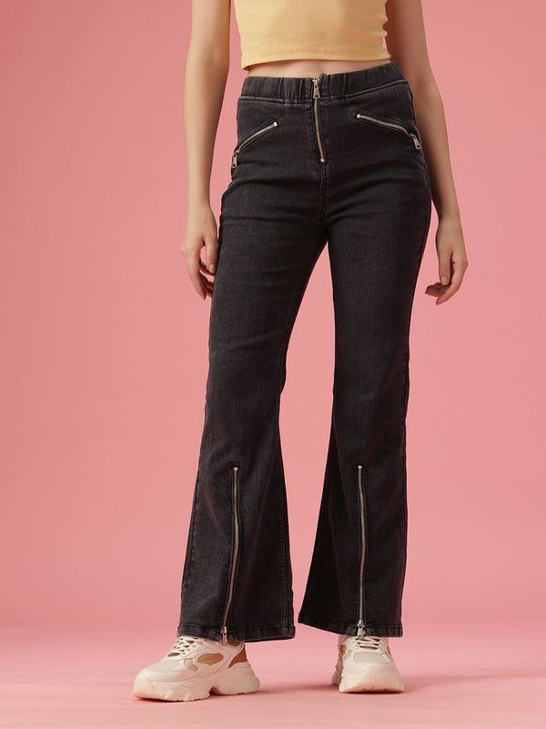DressBerry Women Bootcut High-Rise Stretchable Jeans