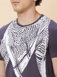 Being Human Graphic Printed Round Neck Pure Cotton T-shirt