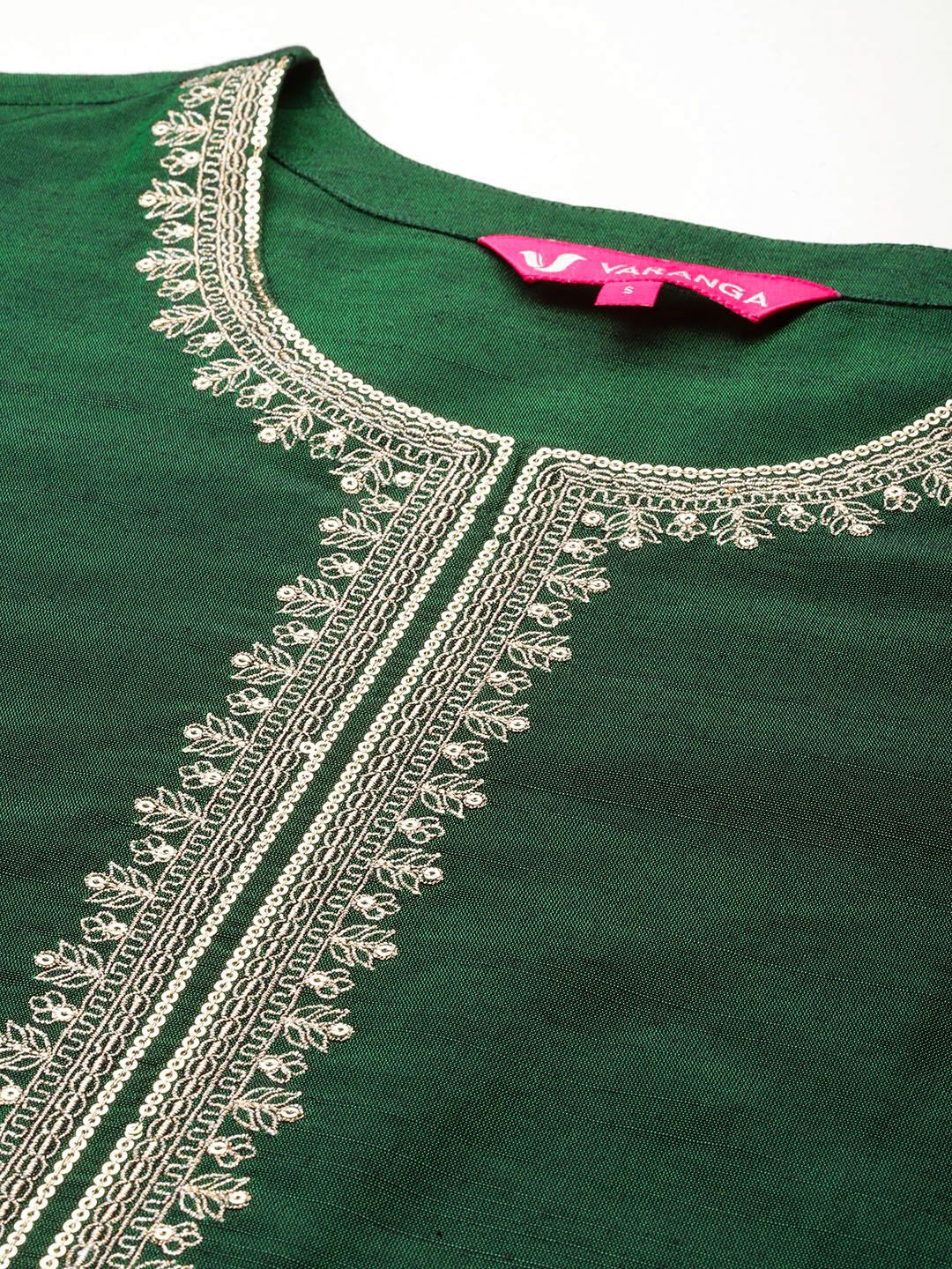 Varanga Women Ethnic Motifs Embroidered Regular Kurta with Trousers & Dupatta
