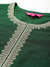 Varanga Women Ethnic Motifs Embroidered Regular Kurta with Trousers & Dupatta