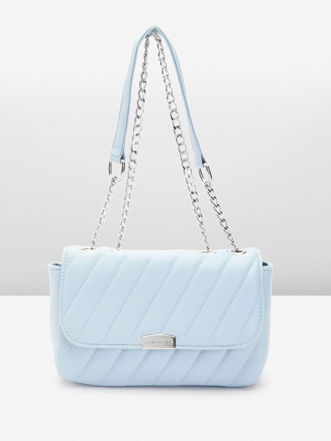 Lino Perros Structured Sling Bag with Quilted Detail