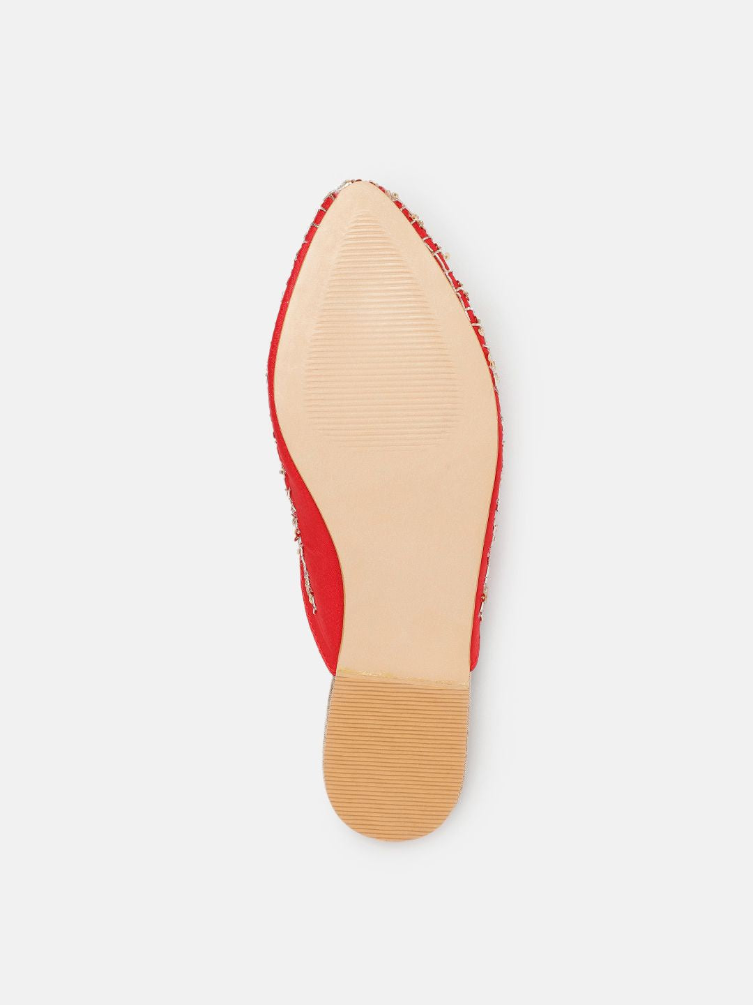 House of Pataudi Women Embellished Ethnic Mules