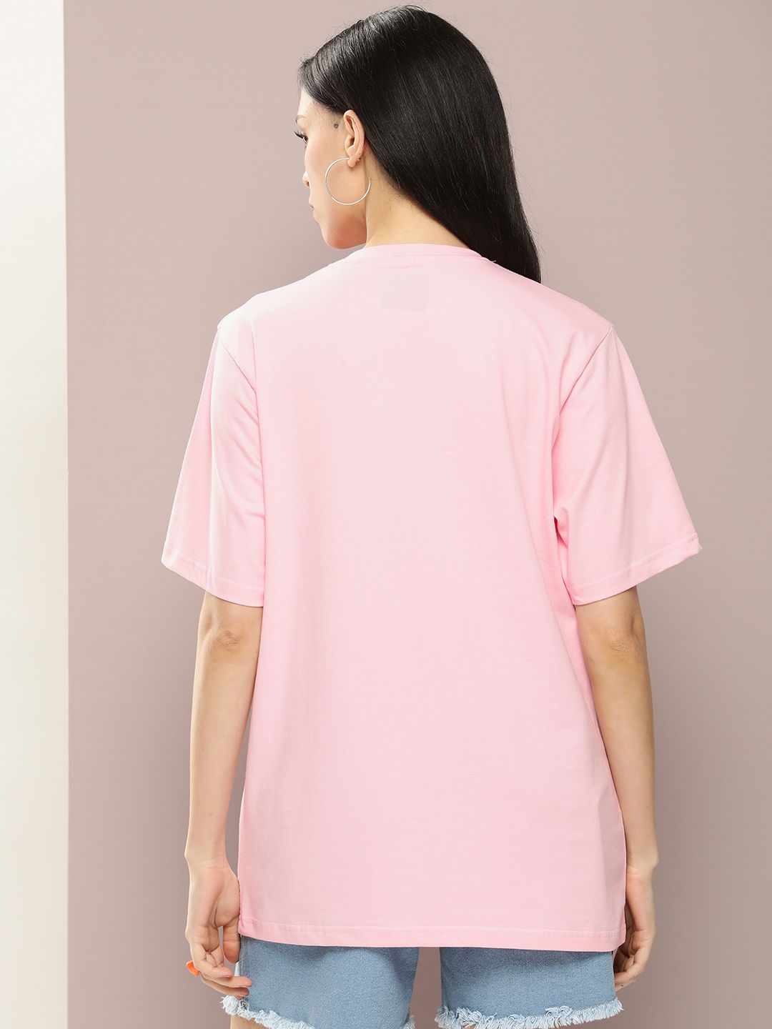 DILLINGER Graphic Printed Oversized Drop-Shoulder Sleeves Pure Cotton T-shirt
