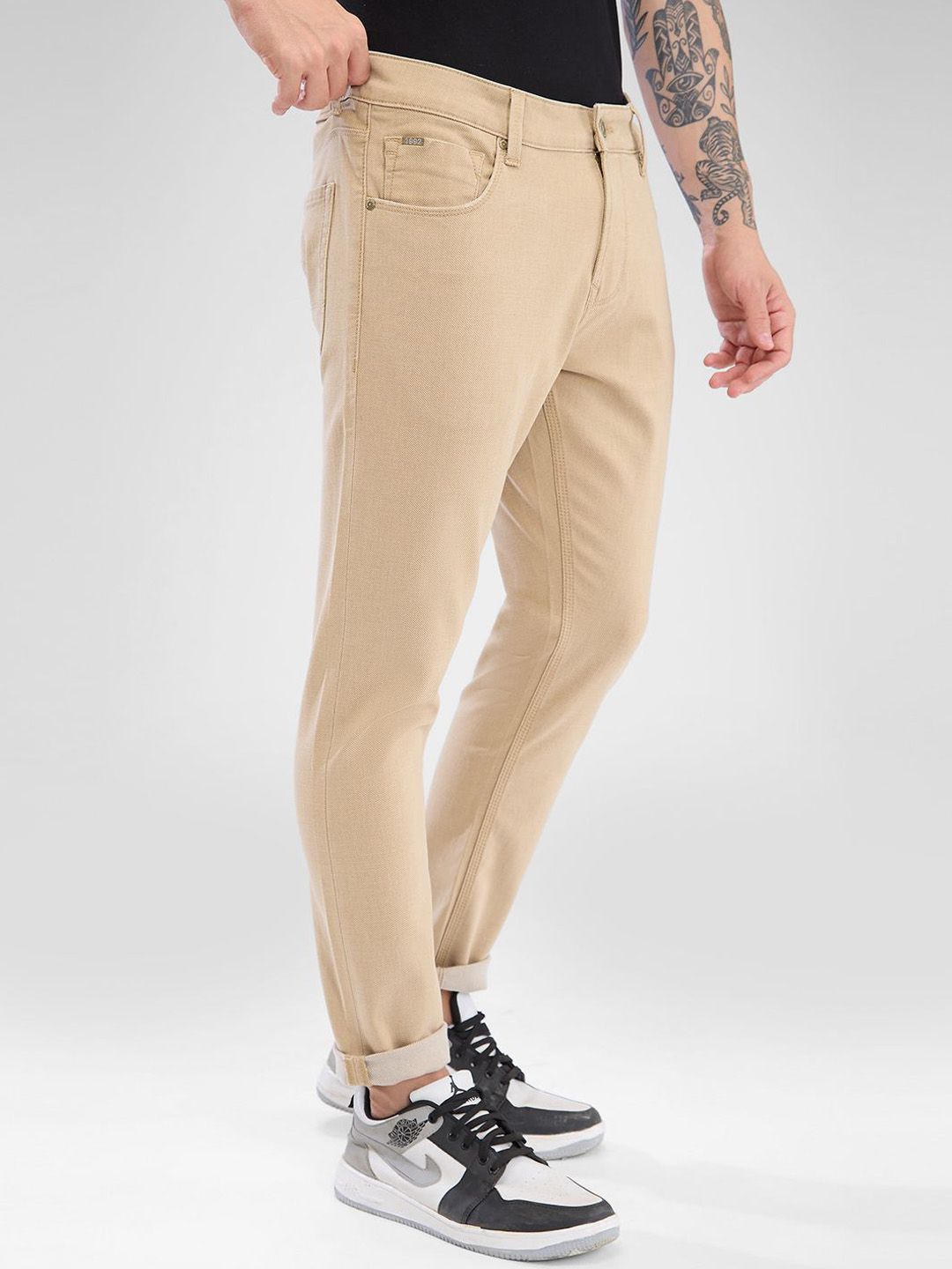 SPYKAR Men Slim Fit Mid-Rise Cotton Stretchable Jeans