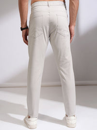 HIGHLANDER Men Tapered Fit Solid Regular Trousers