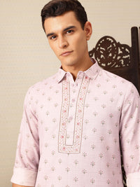 House of Pataudi Floral Printed Rozana Kurta