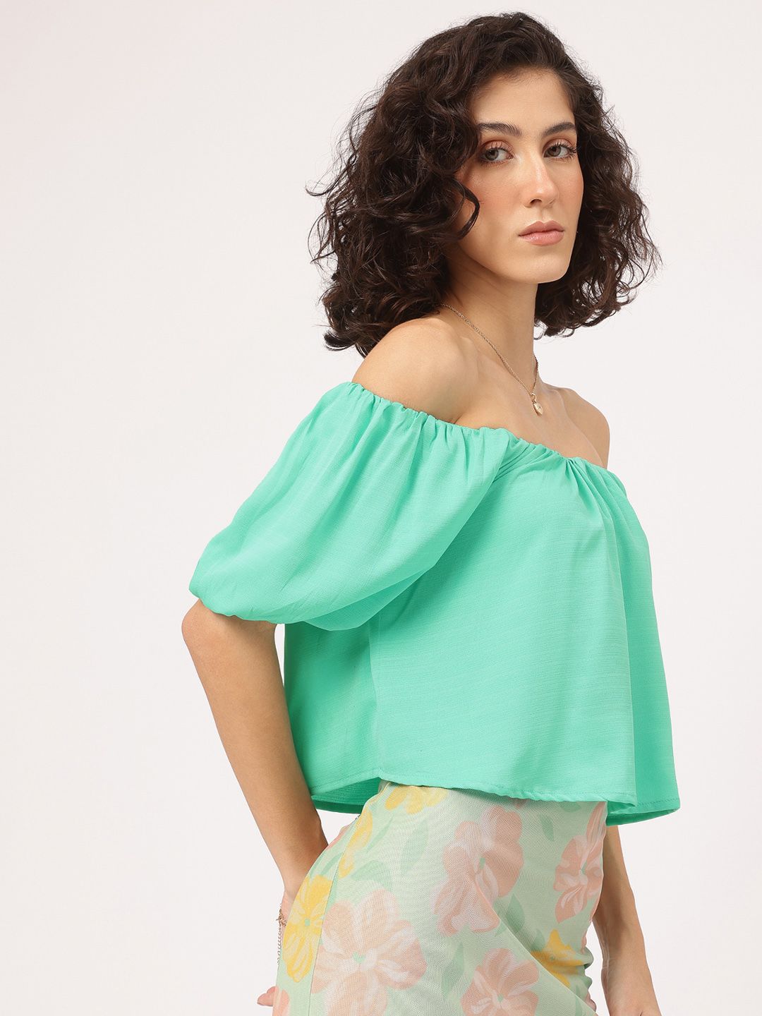 DressBerry Bardot Bliss Off-Shoulder Top