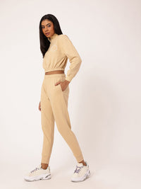 Kook N Keech Relaxed Crop Sweatshirt With Joggers Co-Ords Set