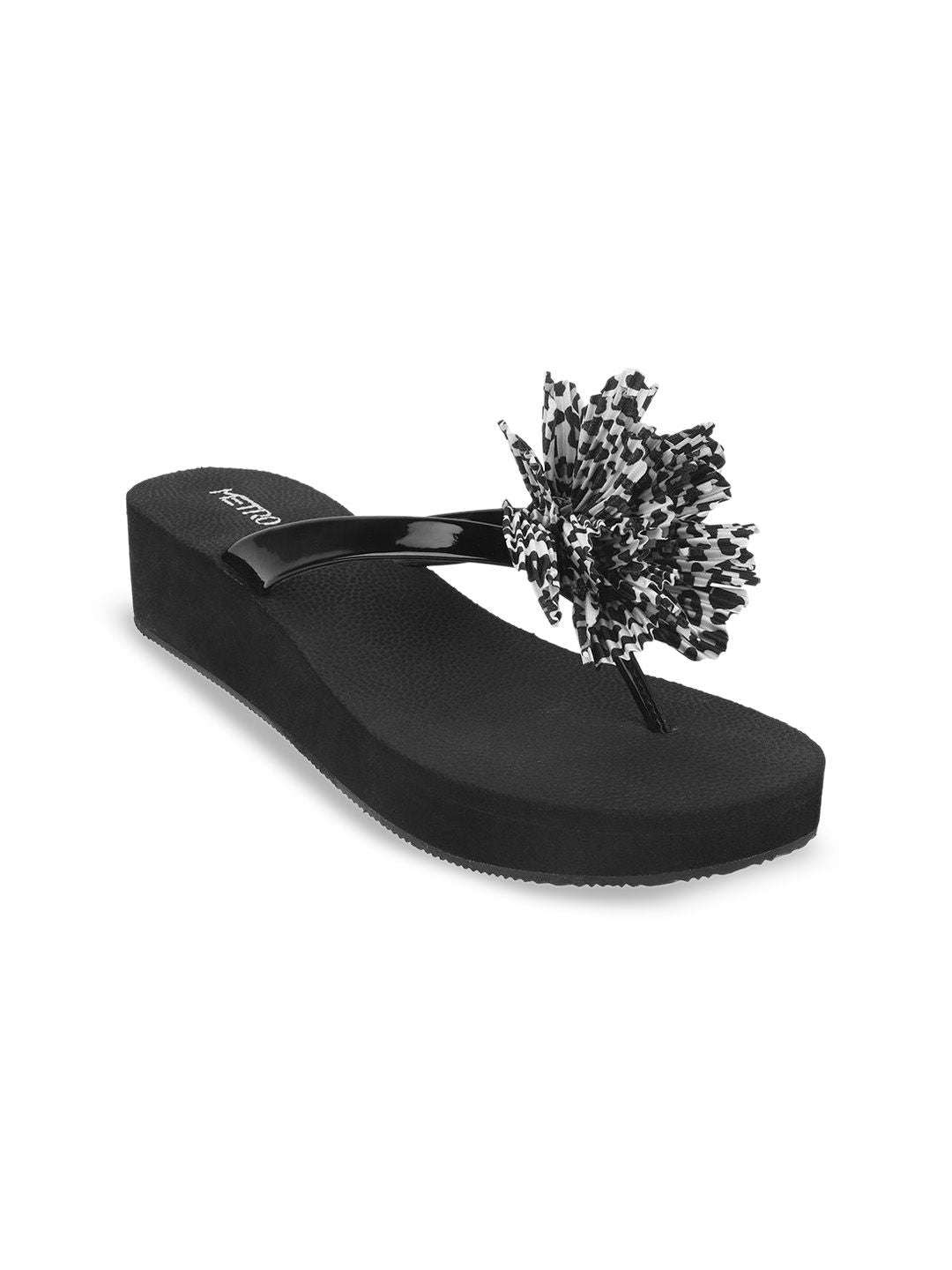 Metro Women Embellished Open Toe Heels