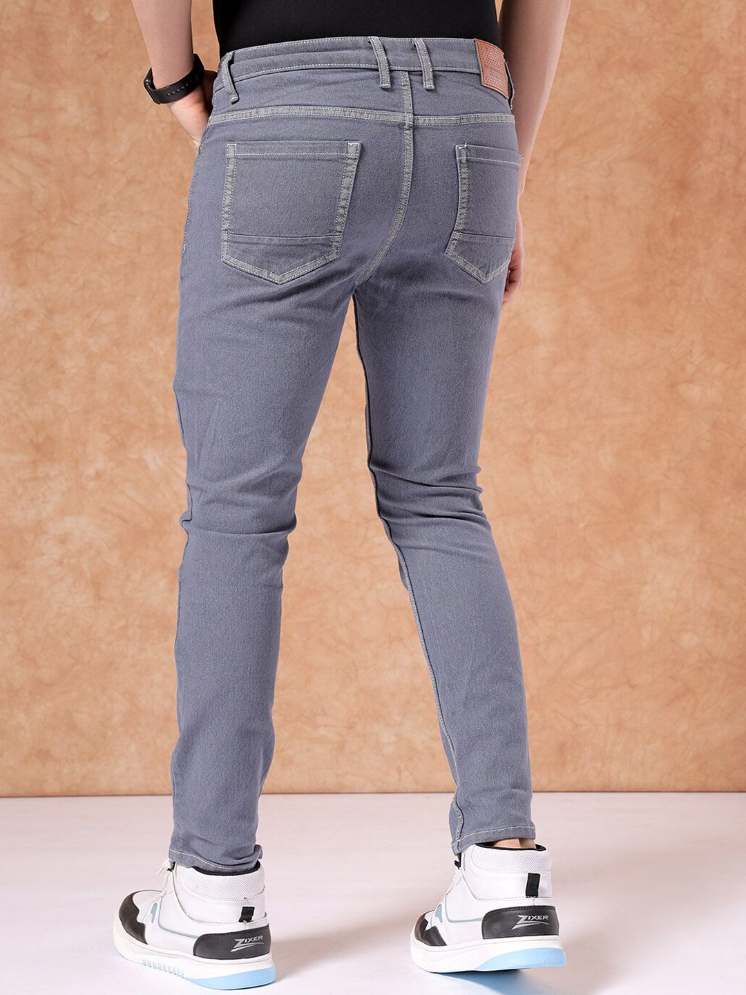The Indian Garage Co Men Slim Fit Stretchable Jeans