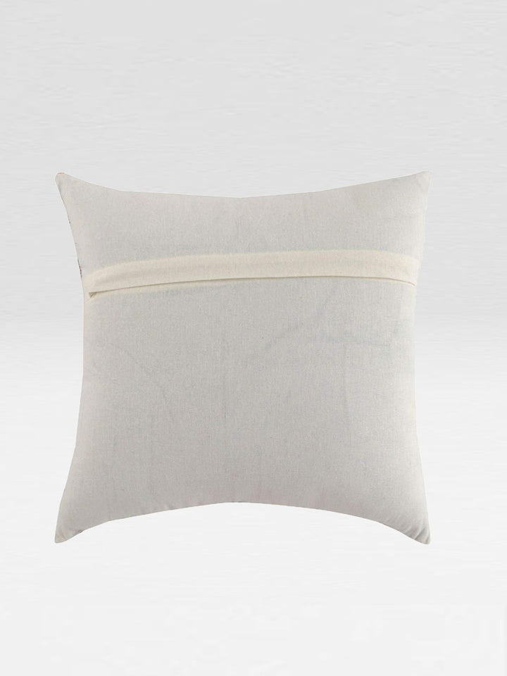 STITCHNEST Blue & Yellow Set of 5 Floral Square Cushion Covers