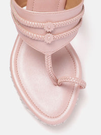 House of Pataudi Embellished Detailed Wedges