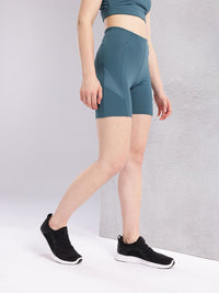 HRX by Hrithik Roshan Women Mid-Rise Above Knee Running Tights with Reflective Elements
