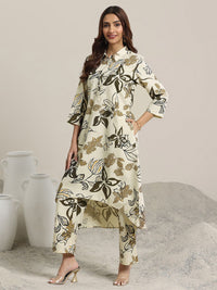 Libas Floral Printed Tunic With Palazzos Co-Ords