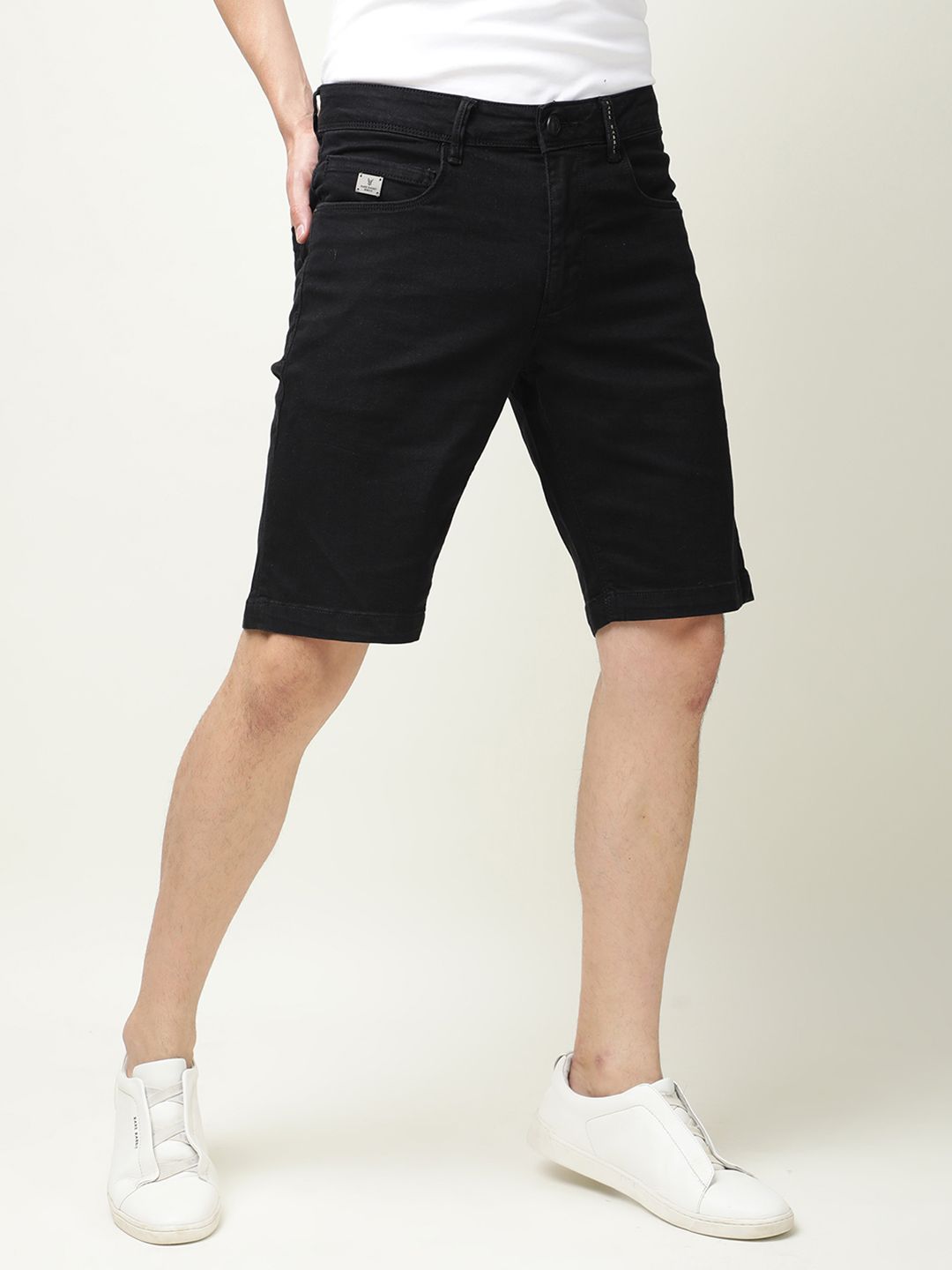 RARE RABBIT Men Switch Slim Fit Knee Length Shorts