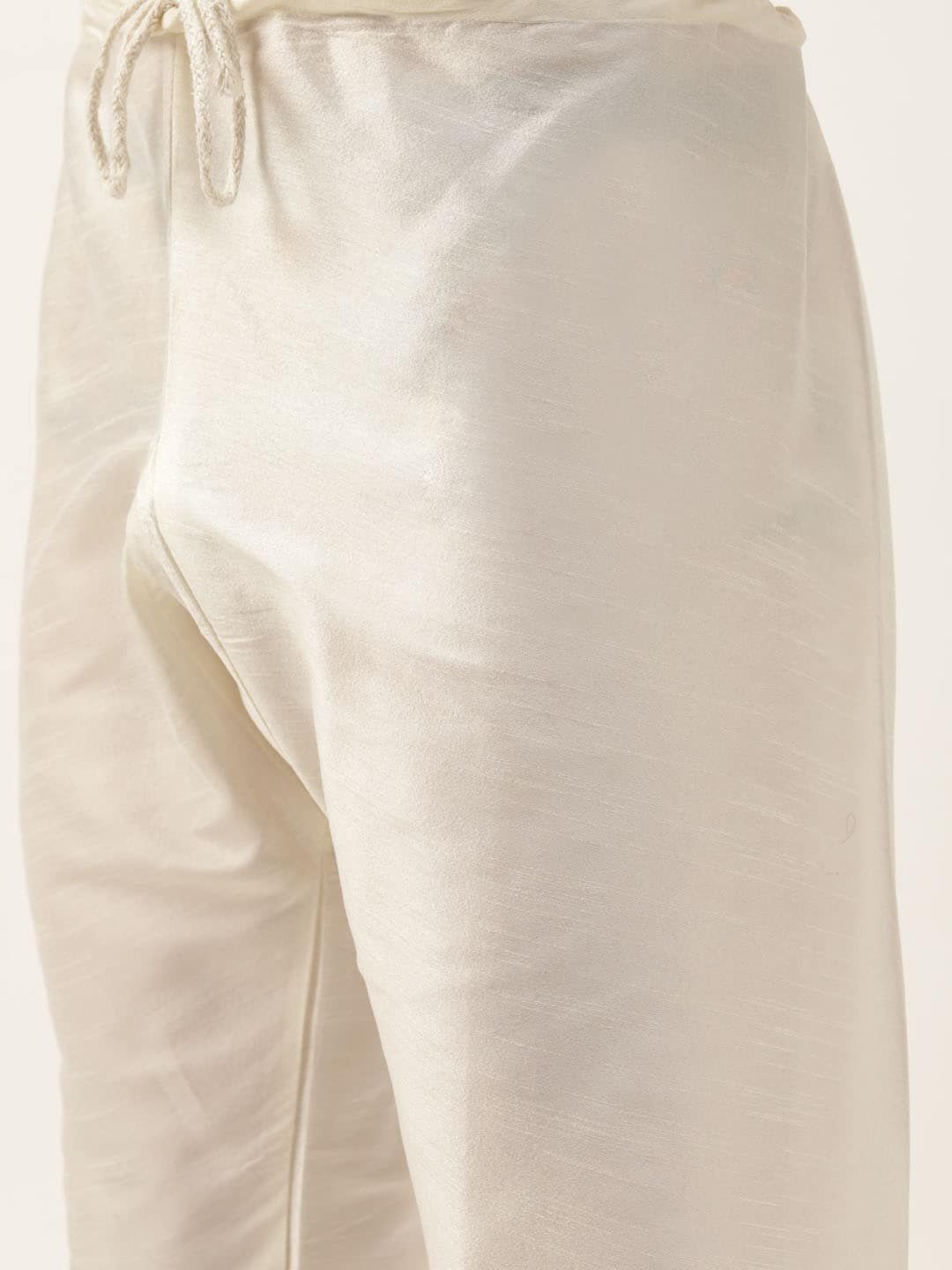 SOJANYA Mandarin Collar Regular Kurta With Churidar & Nehru Jacket