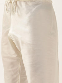 SOJANYA Mandarin Collar Regular Kurta With Churidar & Nehru Jacket