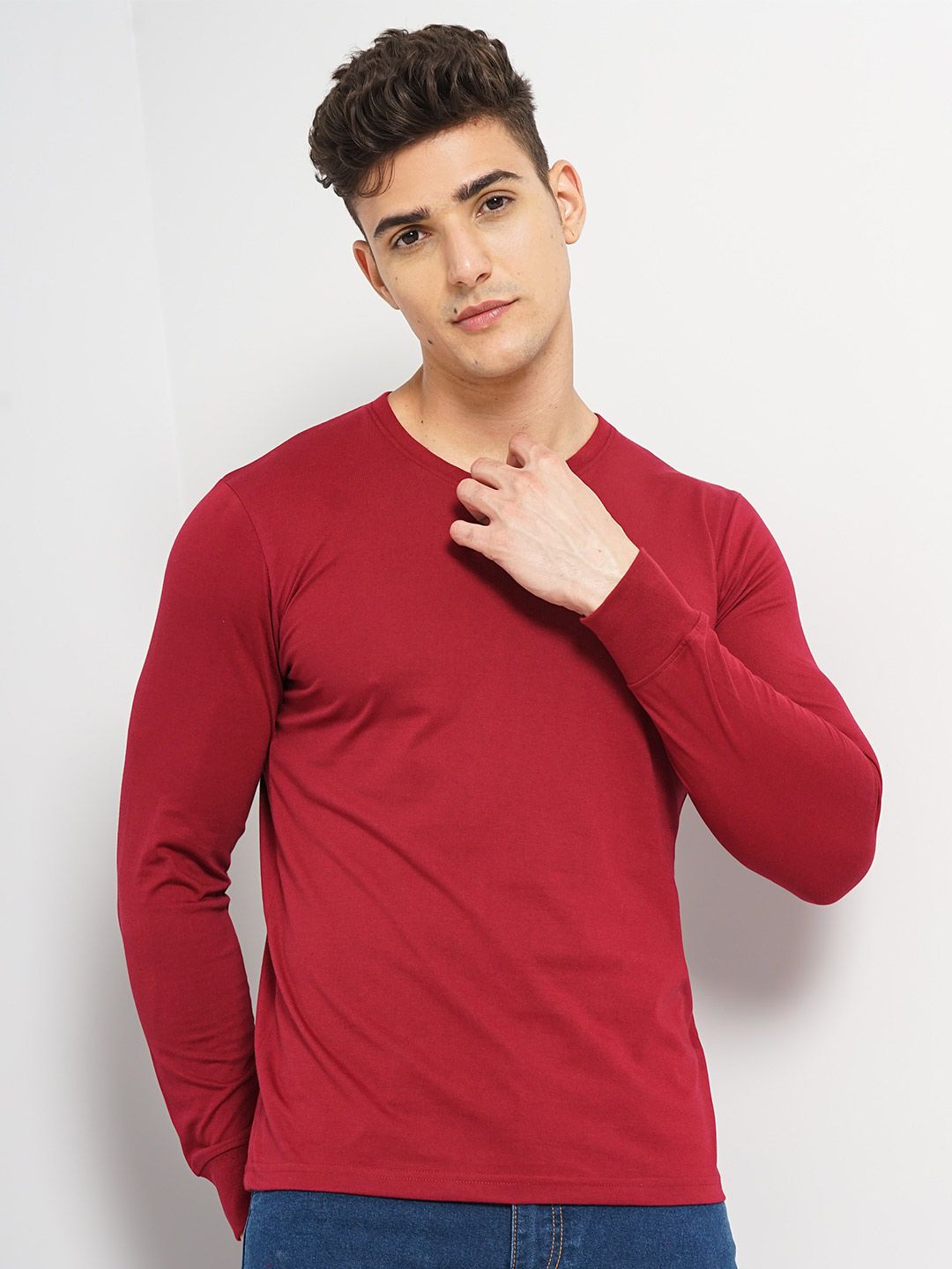 The Indian Garage Co V-Neck Casual T-shirt