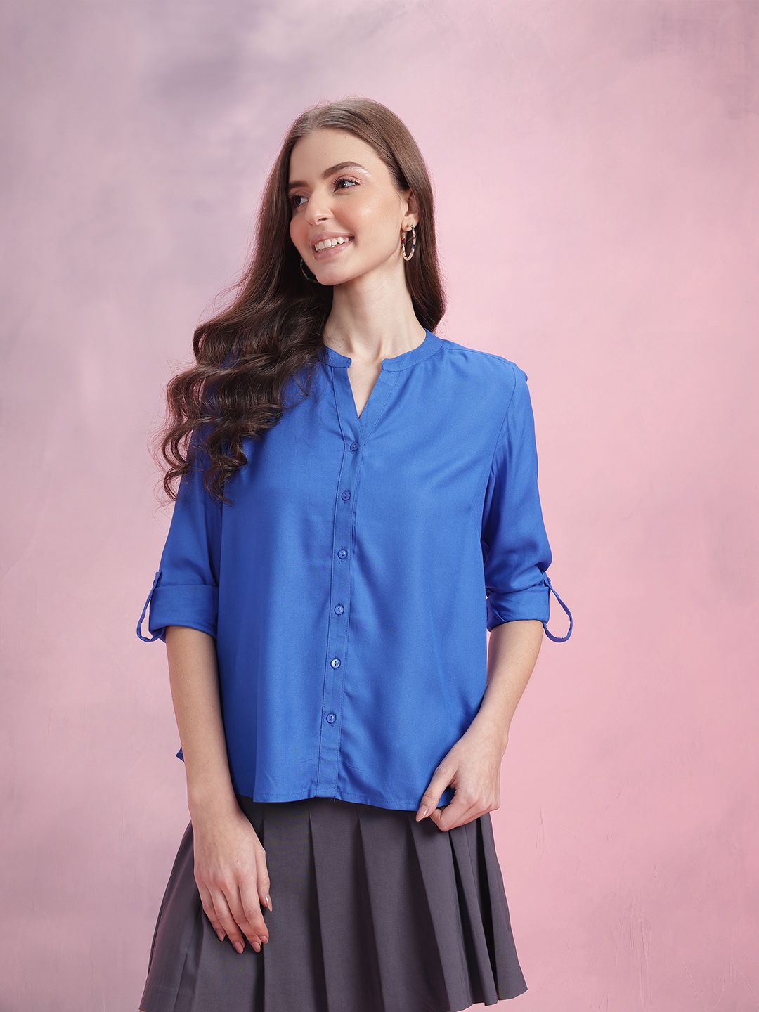 DressBerry Opaque Casual Shirt