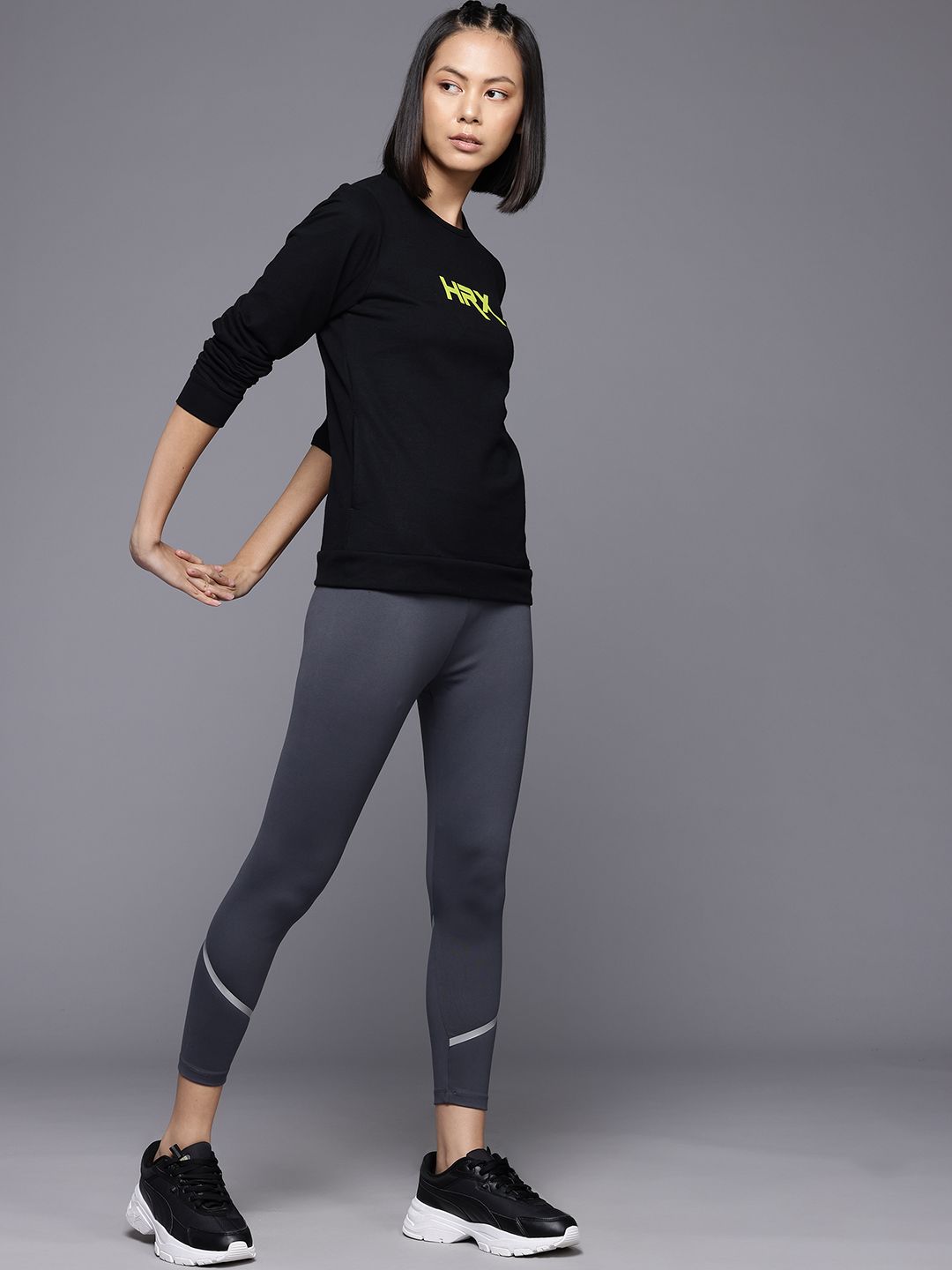 HRX by Hrithik Roshan Printed Training Sweatshirt