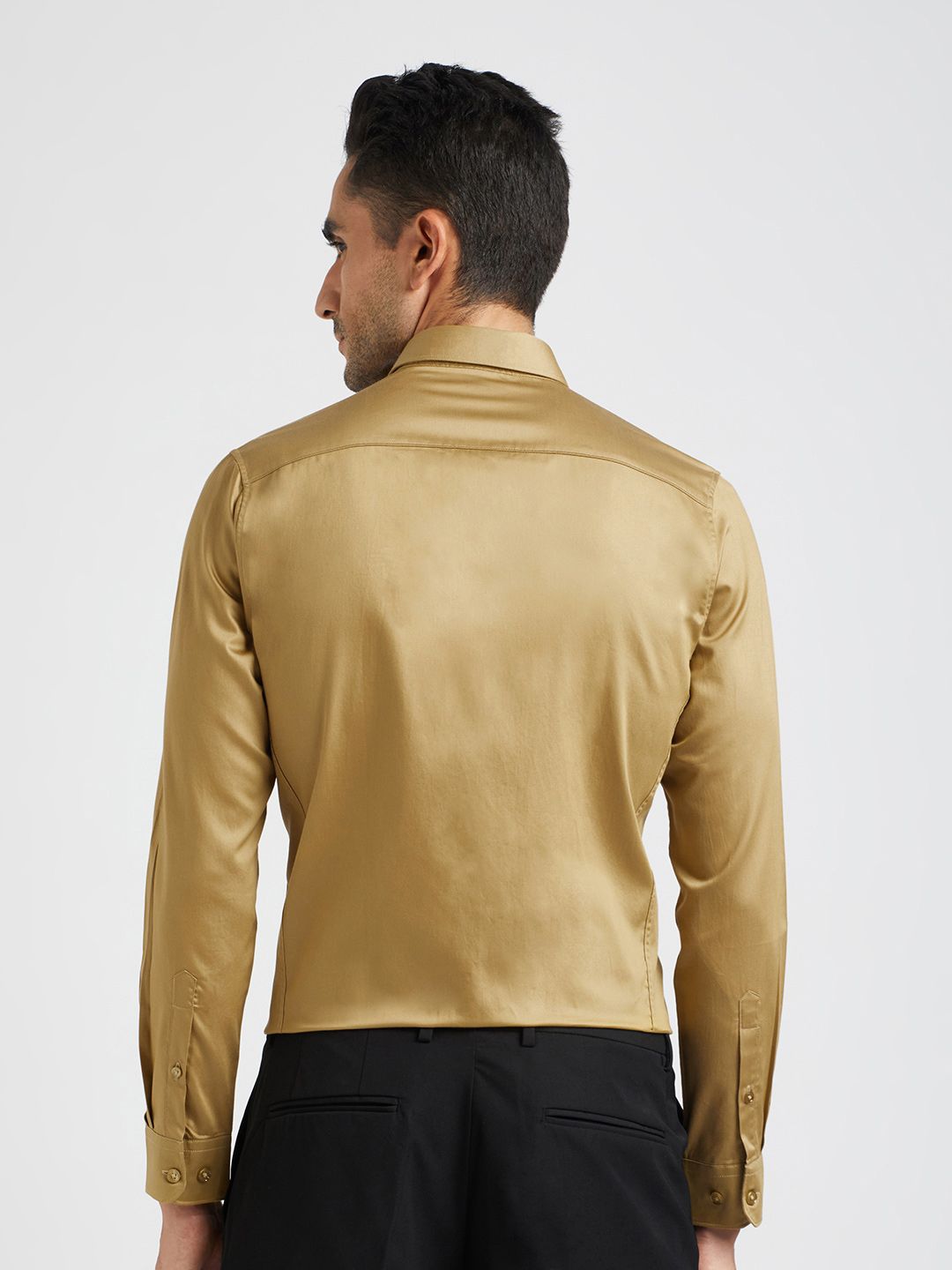 THE BEAR HOUSE Slim Fit Pure Cotton Formal Shirt