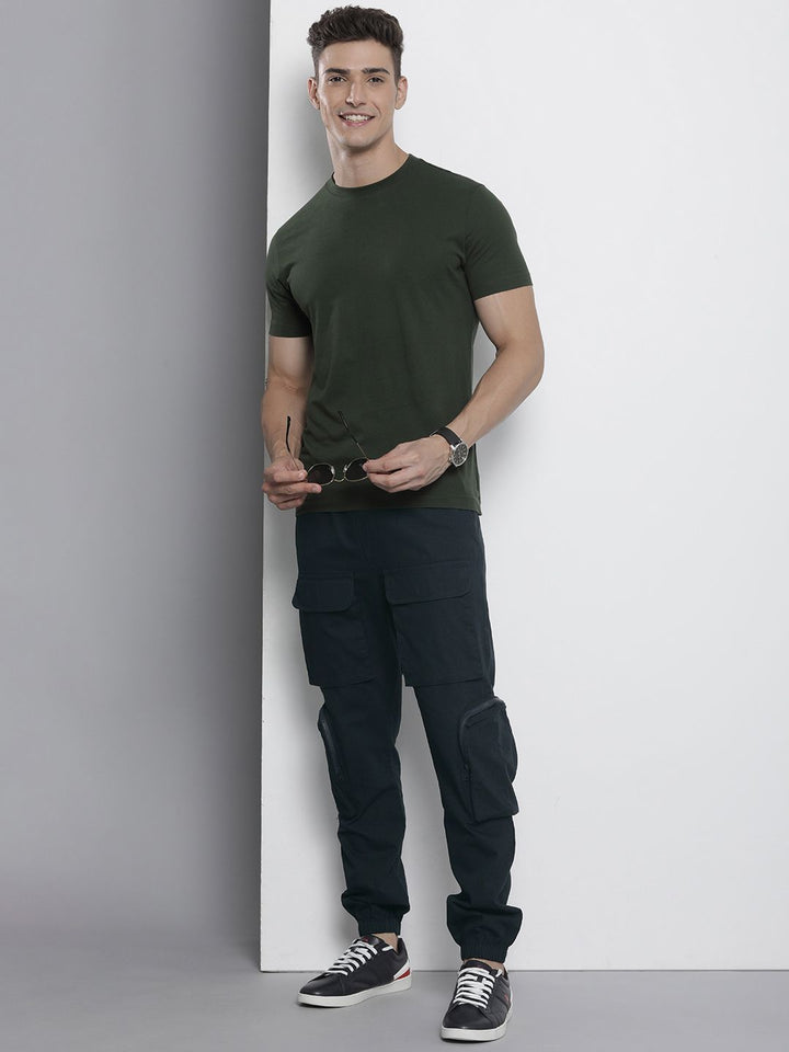 The Indian Garage Co Men Cotton Cargos Trousers