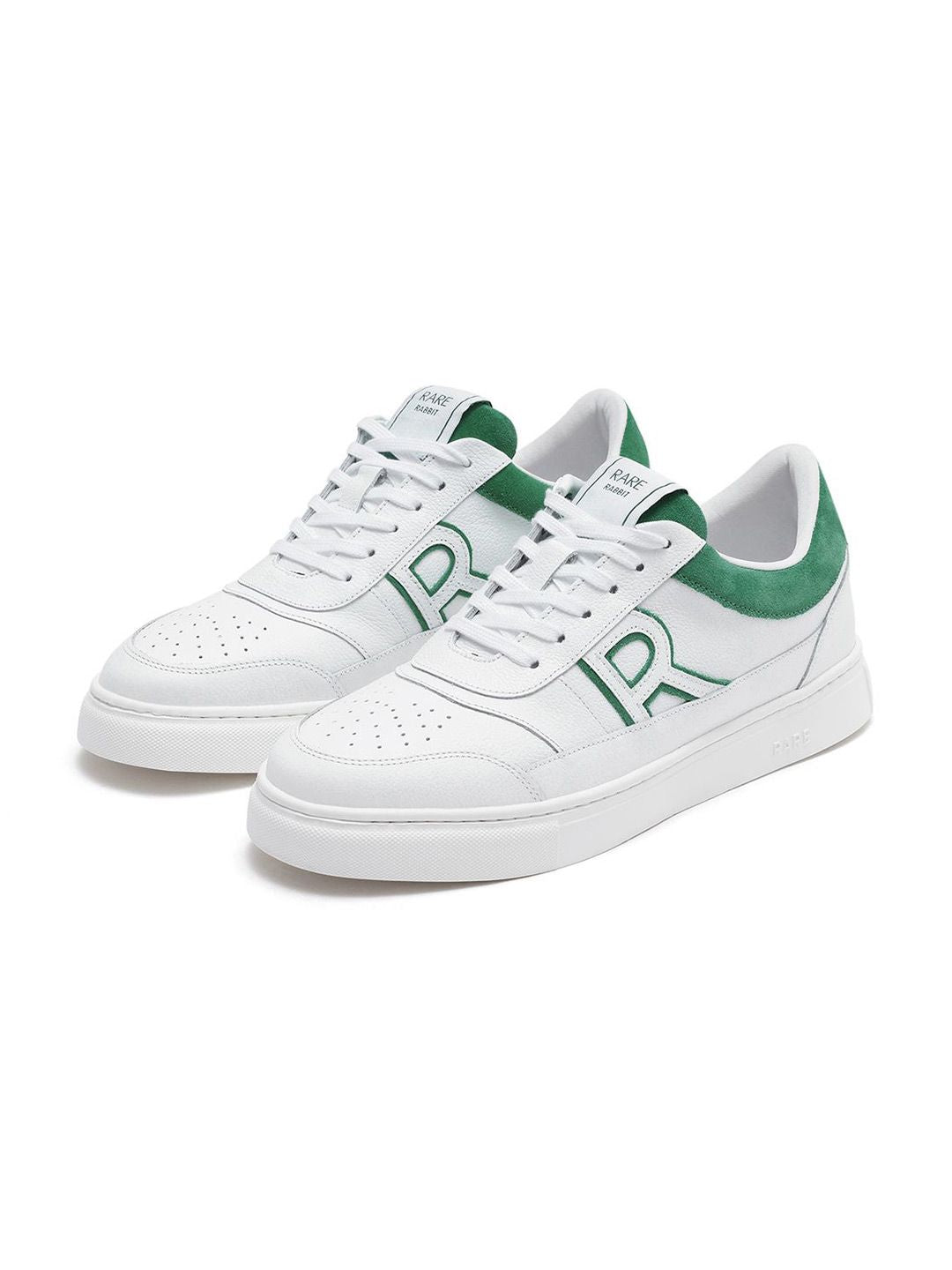 RARE RABBIT Men Perforations Leather Sneakers