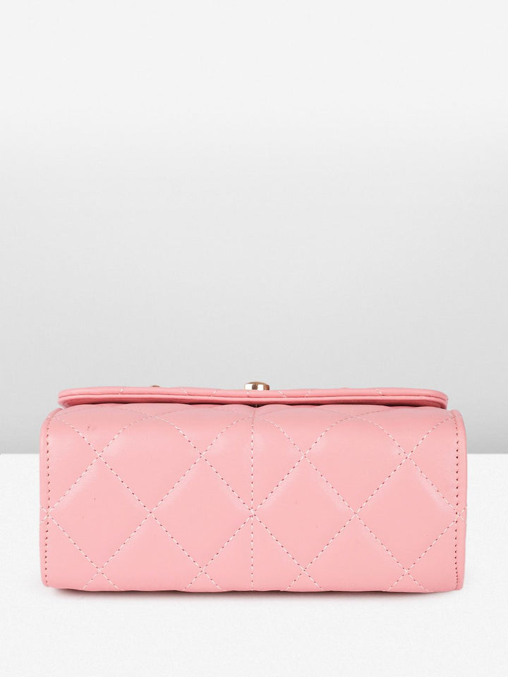 DressBerry Quilted Shoulder Bag with Studded Detail