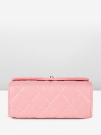 DressBerry Quilted Shoulder Bag with Studded Detail