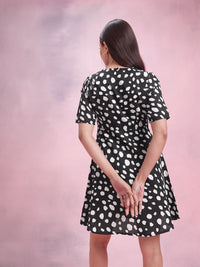 DressBerry Printed A-Line Dress