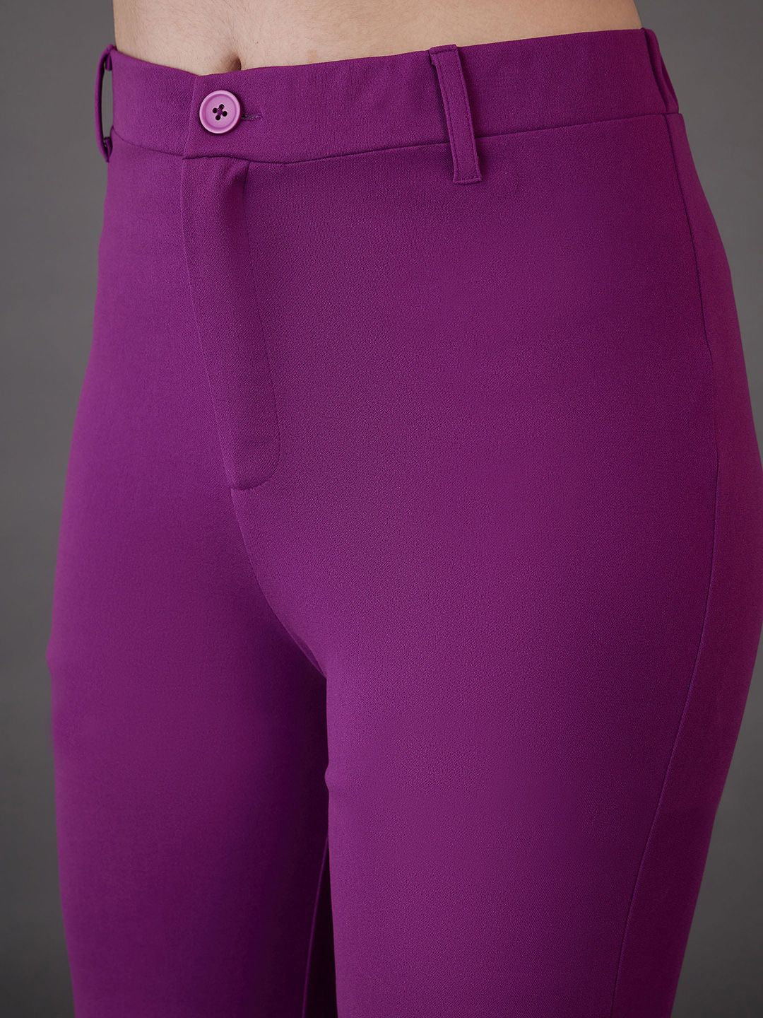 SASSAFRAS worklyf Asymmetric Wrap Top With Bell Bottom Trousers