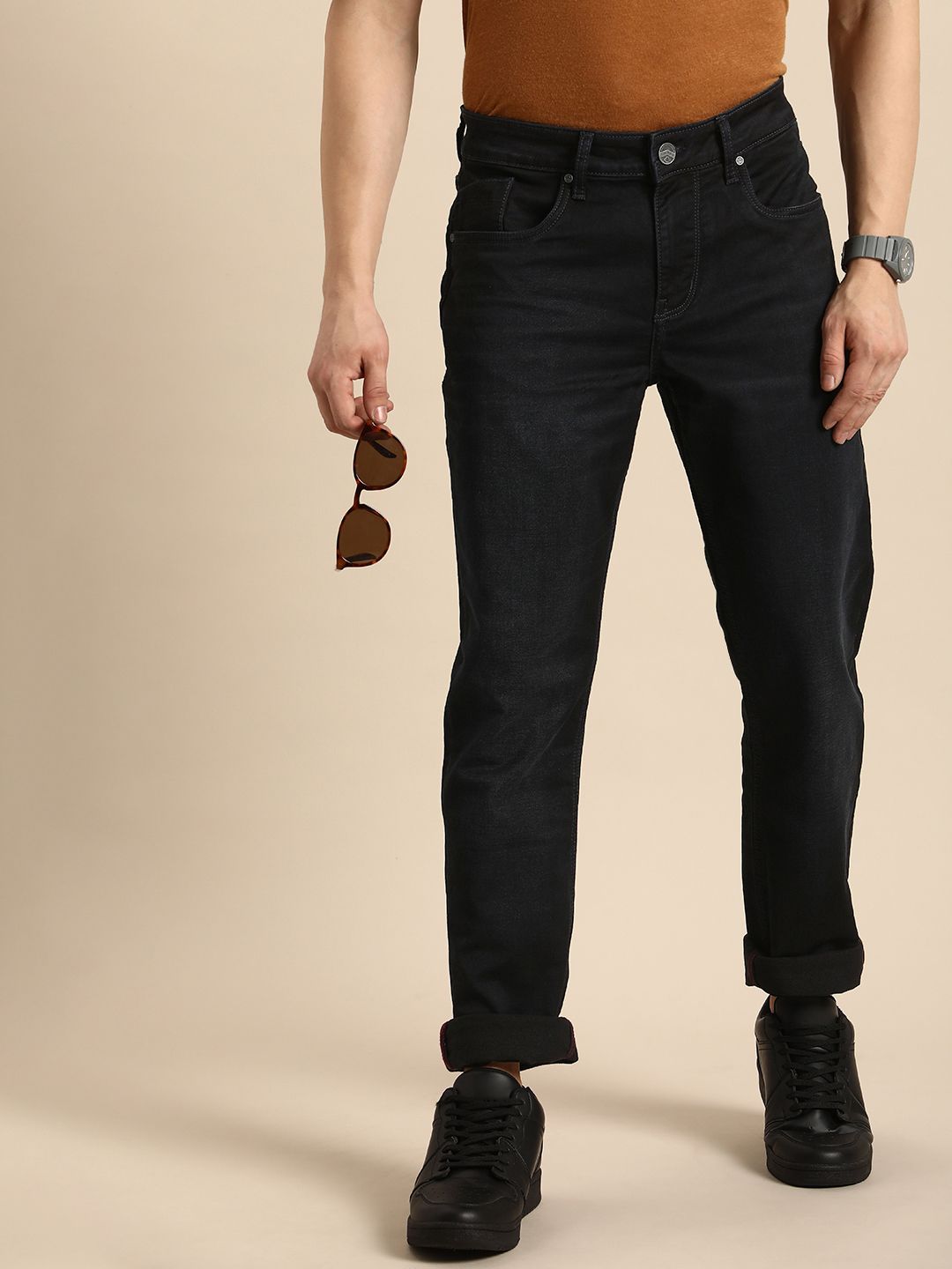 Being Human Men Mid-Rise Slim Fit Stretchable Jeans