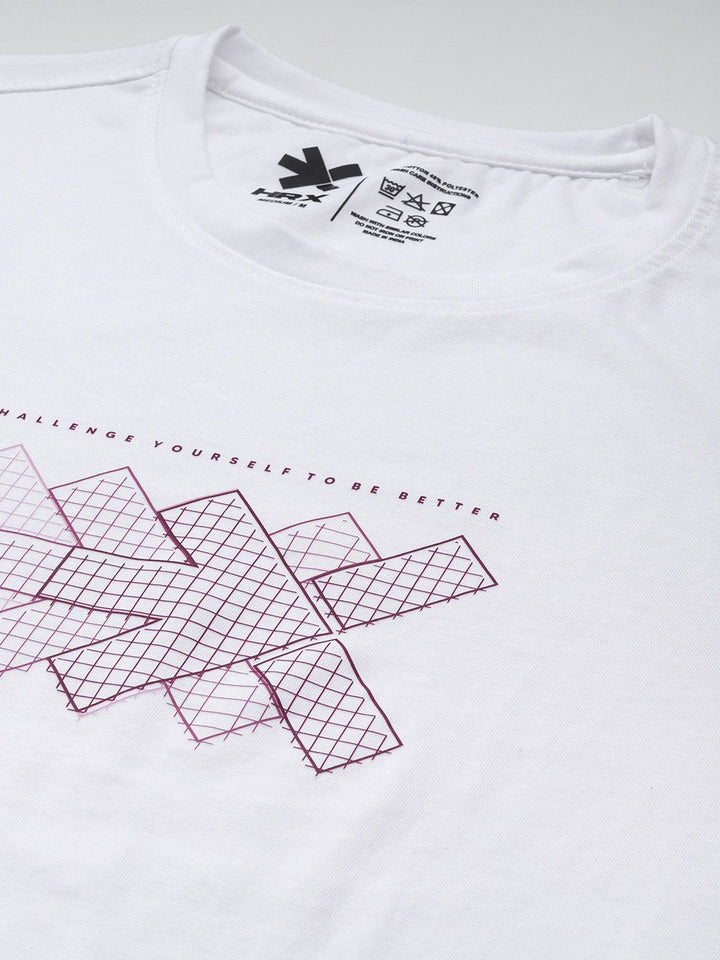 HRX by Hrithik Roshan Lifestyle Brand Logo Printed T-shirt