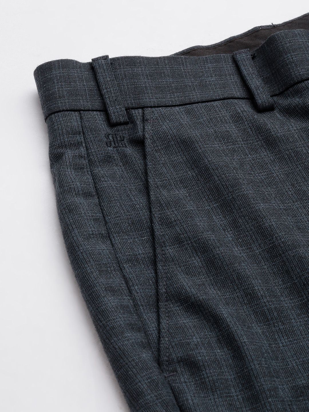 Raymond Men Checked Slim Fit Formal Trousers