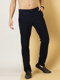 Thomas Scott Men Smart Slim Fit Pure Cotton Mid-Rise Chinos Trousers