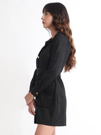 RAREISM Pure Cotton Formal Shirt Dress