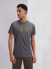 HRX by Hrithik Roshan Rapid-Dry Typography Print Training T-shirt