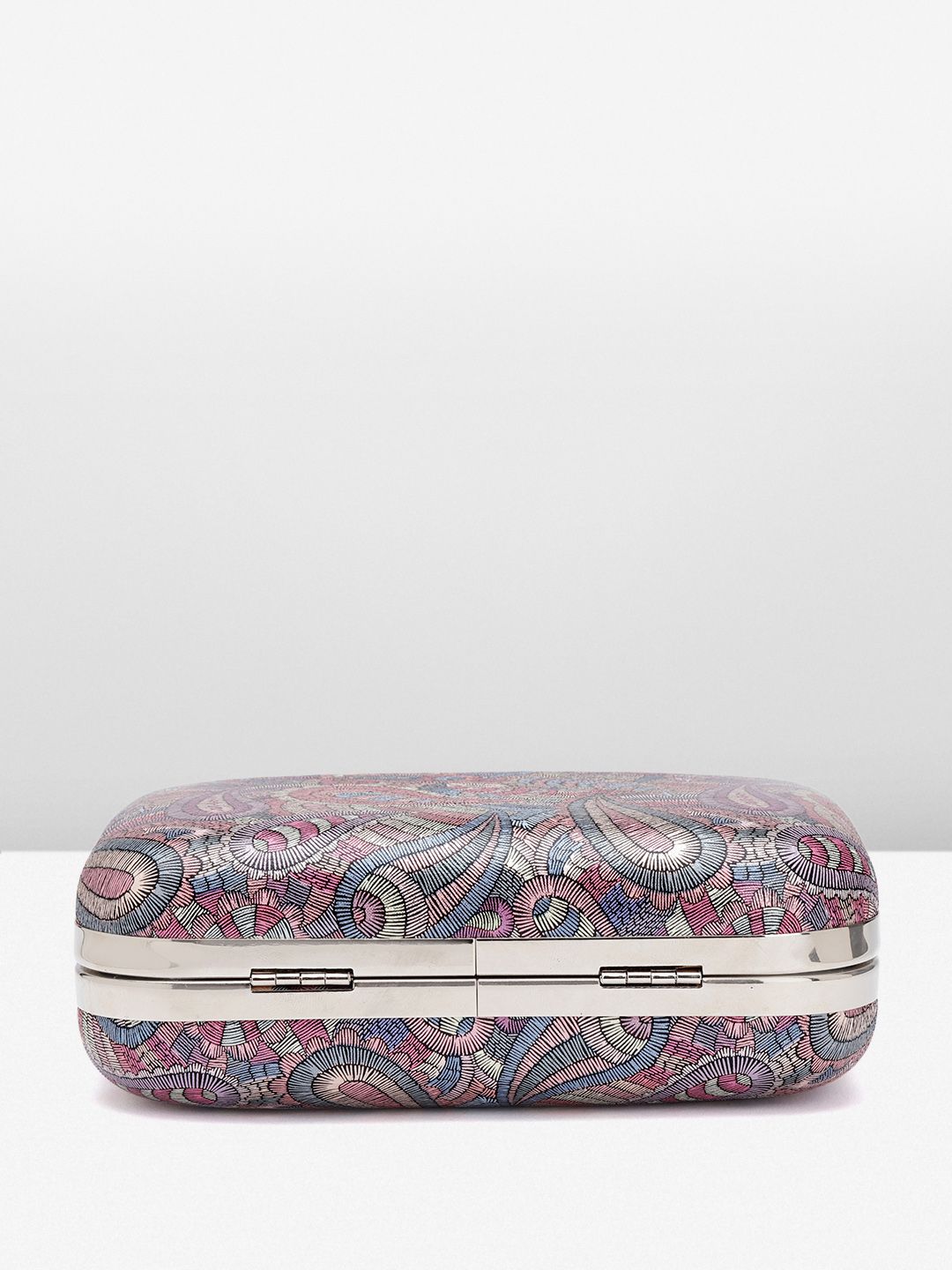 Lino Perros Women Paisley Printed Box Clutch