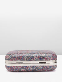 Lino Perros Women Paisley Printed Box Clutch